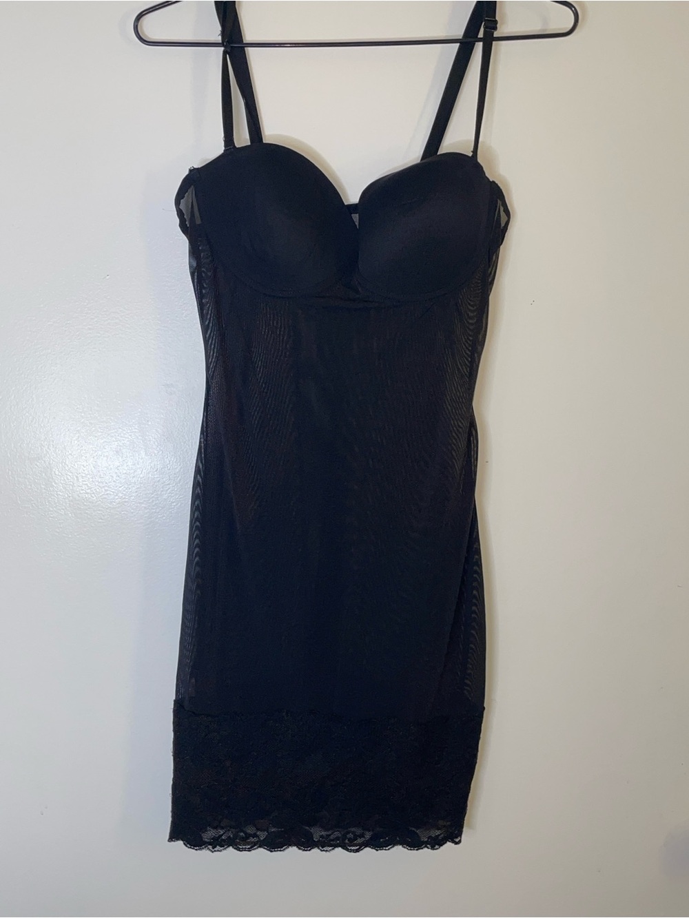 Black Lace Hem Slip